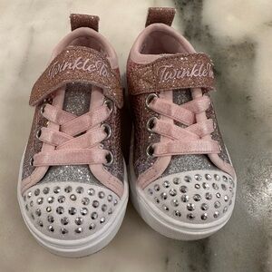 SKECHERS® KIDS Twinkle Sparks - Sequin Flash  Sneakers, Size 5 (Toddler)